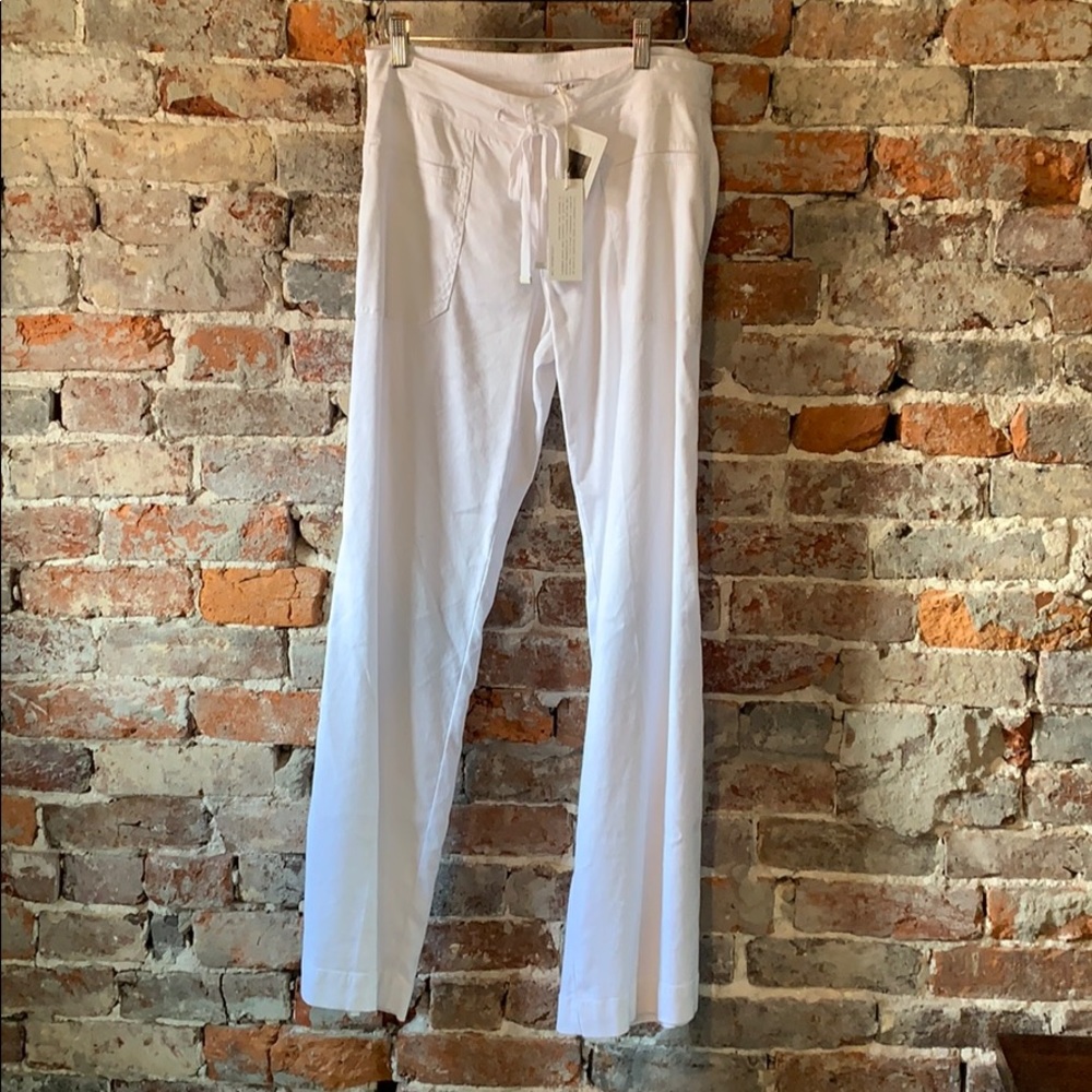Linen white pants